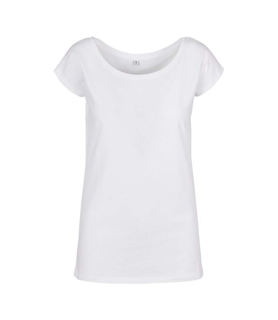 T-shirt femme blanc Build Your Brand-1