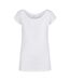 T-shirt femme blanc Build Your Brand-1