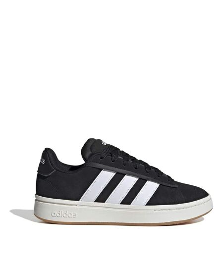 Baskets Grand Court Alpha Femme Noir Blanc Marron Pâle Adidas