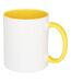Bullet Pix Sublimation Color Pop Ceramic Mug (Yellow) (One Size) - UTPF2157
