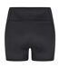Womens/ladies Logo Workout Compression Shorts Black Everlast-2