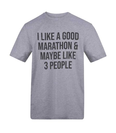 T-shirt Like A Good Marathon Homme Gris AWD