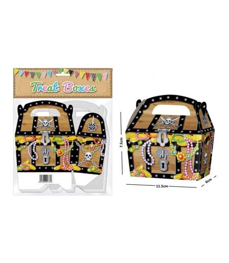 Pirate Treasure Lunch Box (Pack of 10) (Multicolored) (One Size) - UTSG34199