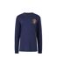 Unisex adult heritage long-sleeved t-shirt navy Hard Yakka