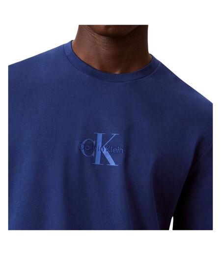 T-Shirt bleu homme calvin klein jeans microsss