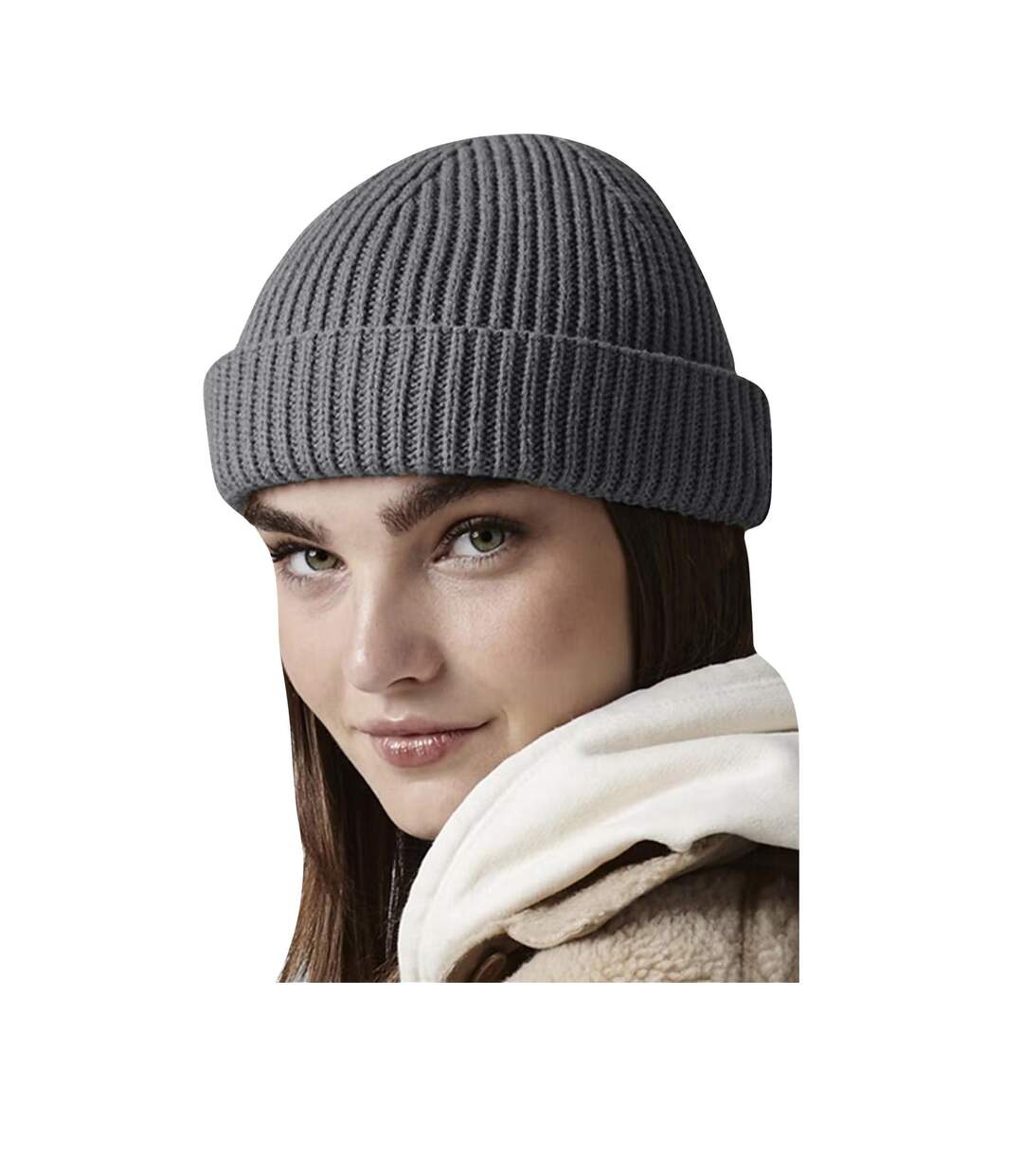 Bonnet Harbour Gris Foncé Beechfield-1