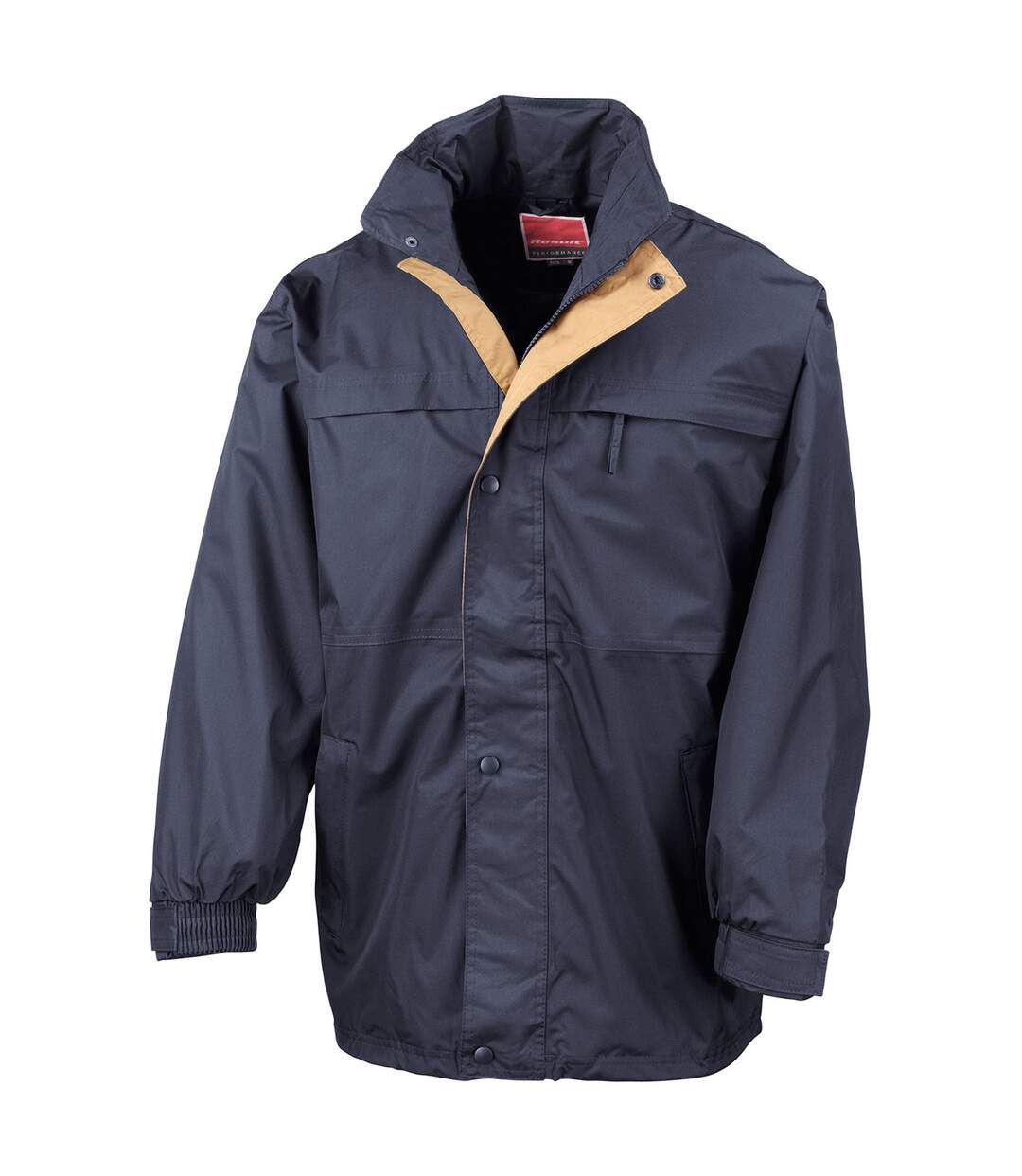 Veste imperméable homme bleu marine / sable Result