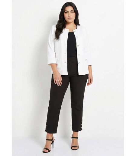 Veste ras de cou manches 3/4