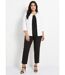 Veste ras de cou manches 3/4-3