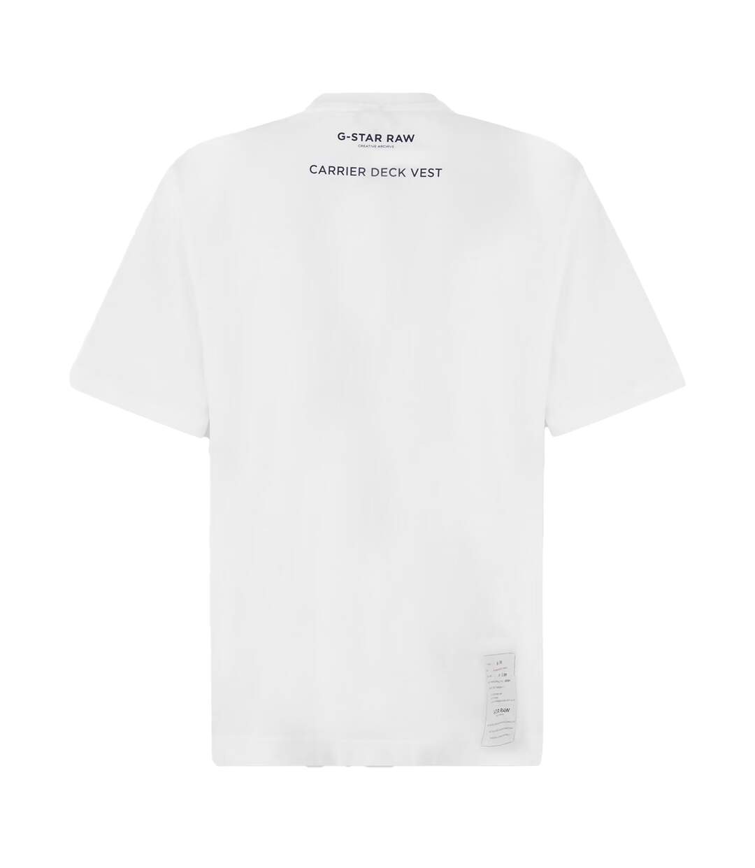 Unisex Adult Firefighter Suit Oversized T-shirt White G-Star-3