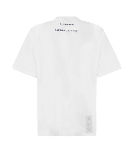 Unisex Adult Firefighter Suit Oversized T-shirt White G-Star