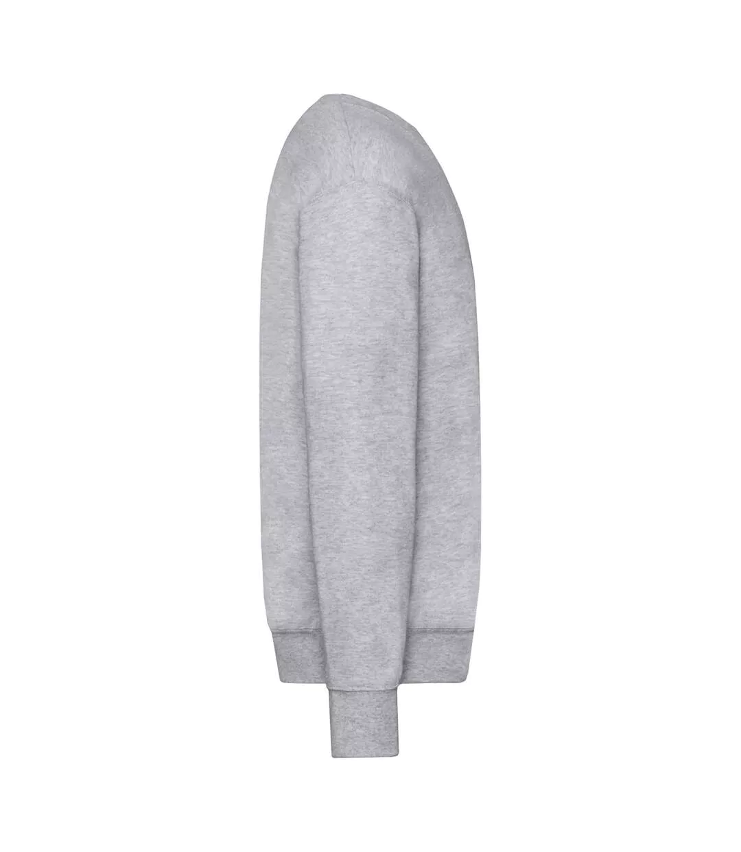 Sweat Manches Cousues Adulte Gris Chiné Fruit Of The Loom-3