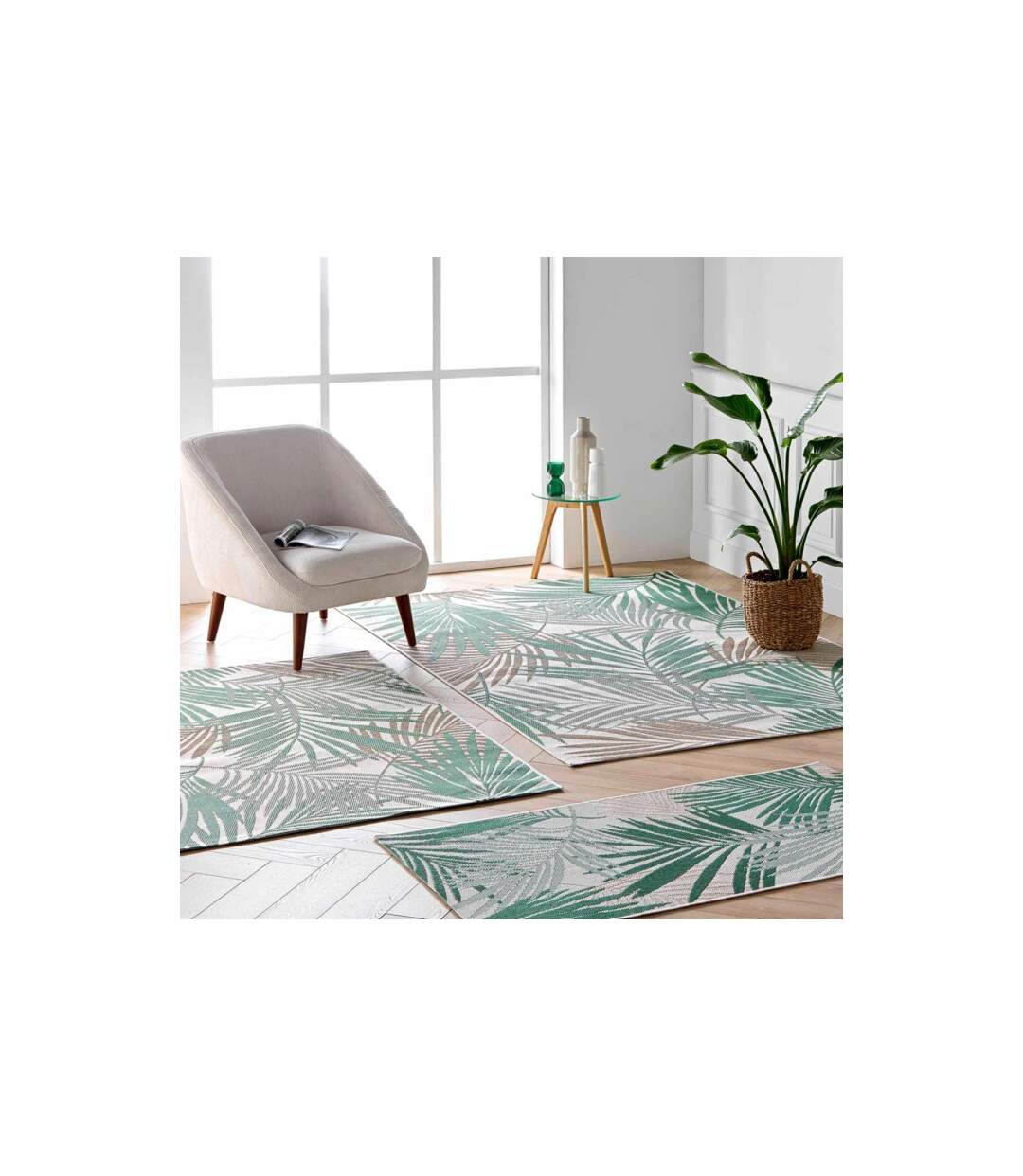 Tapis Déco Tissé Joao 120x170cm Vert-5