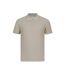 Mens Herringbone Cotton Polo Shirt Beige Jack Wills-1