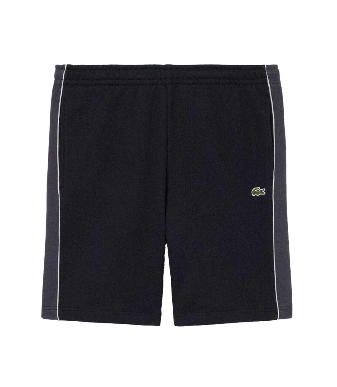 Short Motif/style Rayure Latérale Homme Noir Lacoste-2