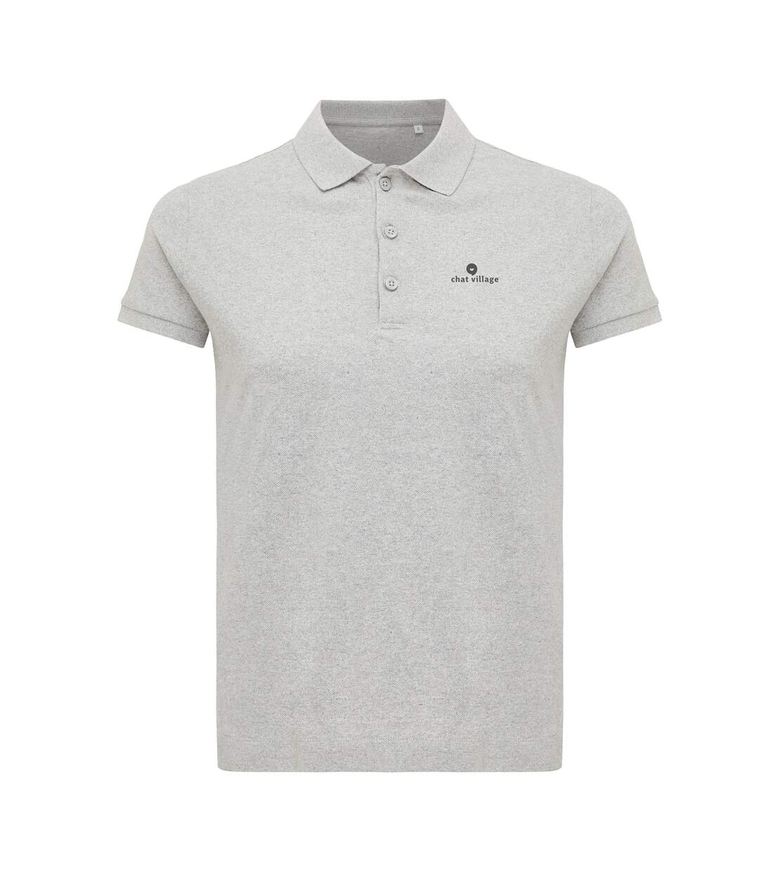 Womens/ladies yosemite pique polo shirt heather grey Iqoniq-1