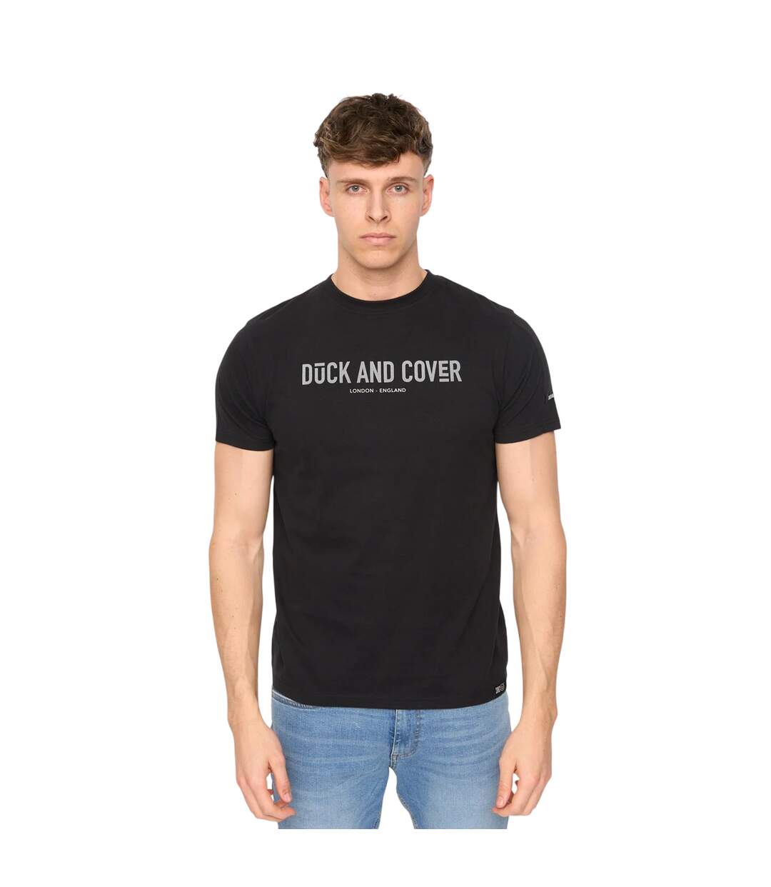 Mens Walpole T-shirt Black Duck And Cover-3