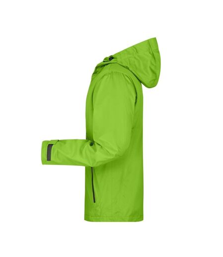 Veste Softshell Homme Vert Printemps Gris Foncé James And Nicholson