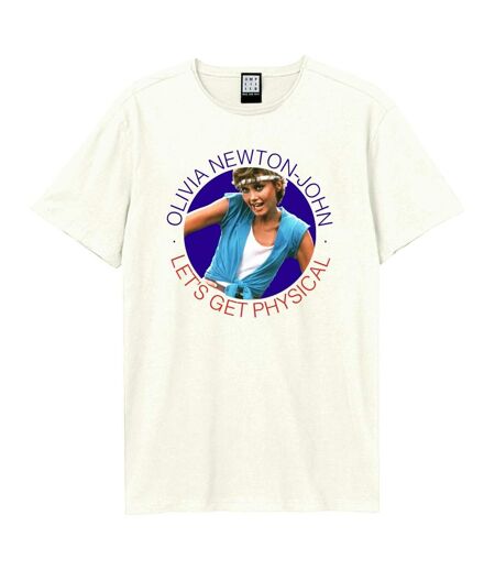 T-shirt Let´s Get Physical Adulte Vieux Blanc Amplified