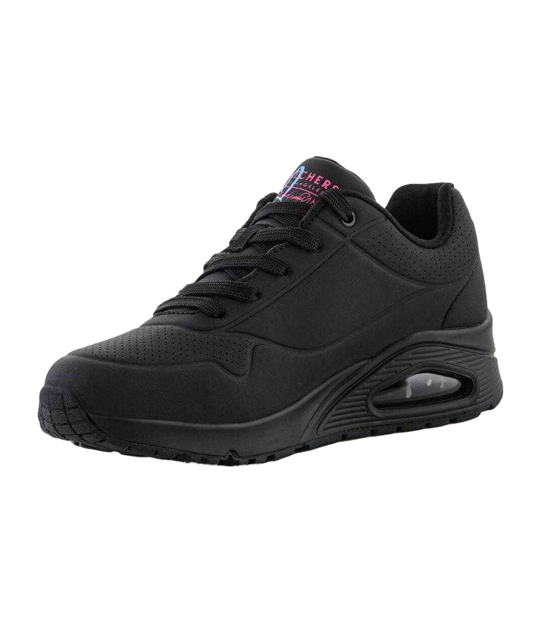 Baskets Highlight Love Femme Noir Skechers-3
