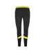 Womens/ladies Colour Block Pocket Mid Rise Leggings Blue Head-2