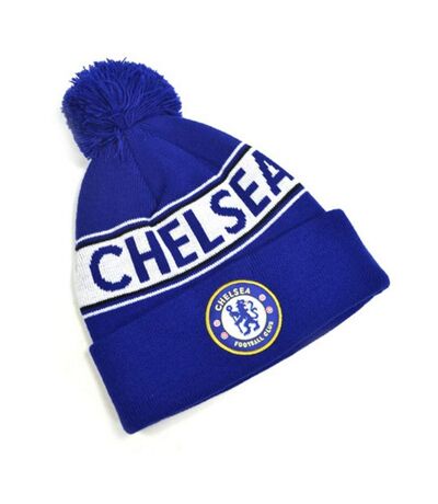 Chelsea FC Unisex Adults Cuff Knitted Hat (Blue/White) - UTSG18453
