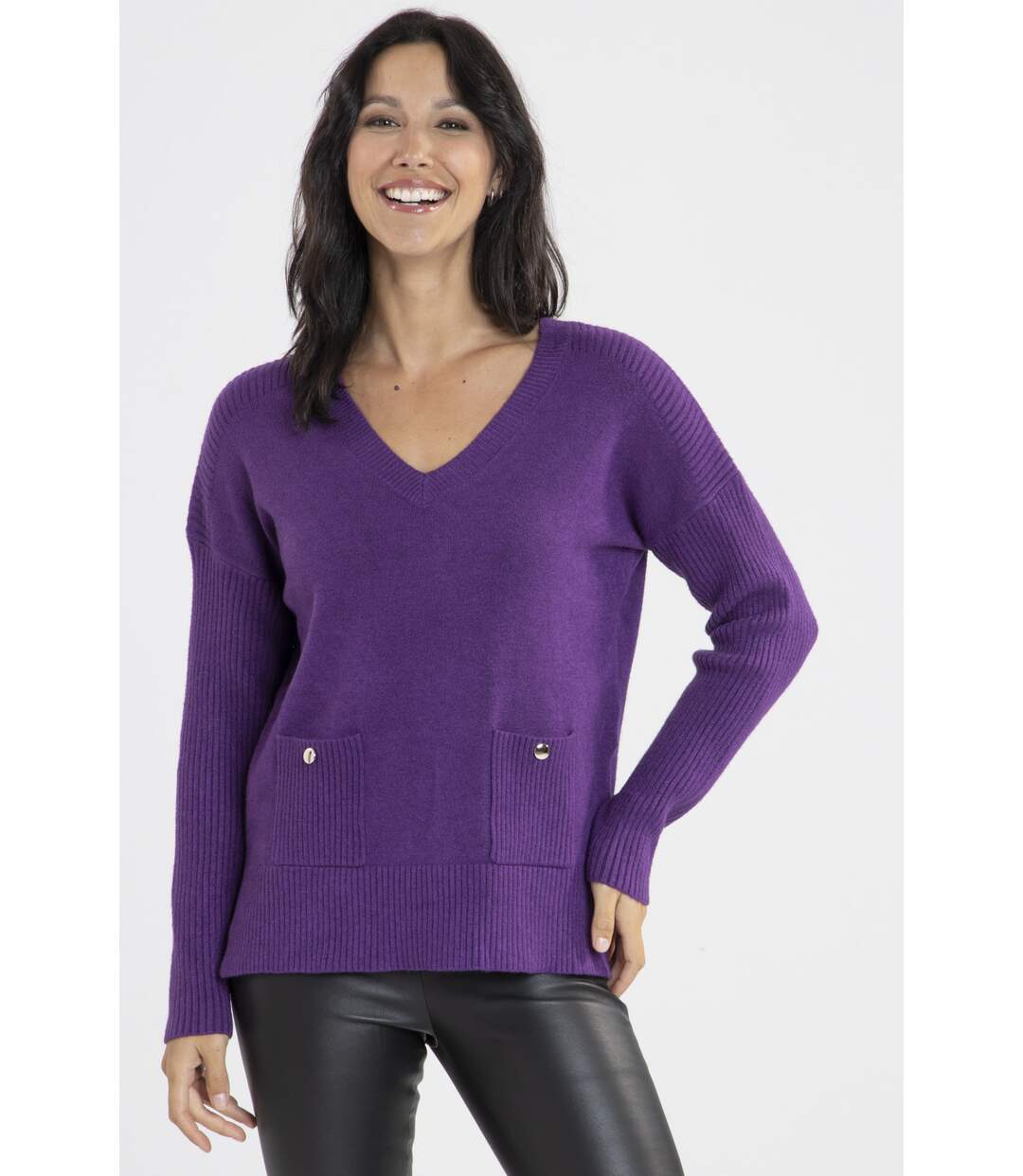 Pull Martine Violet-1