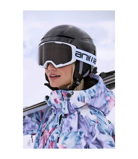 Mens Finn Ski Goggles One Size White Animal