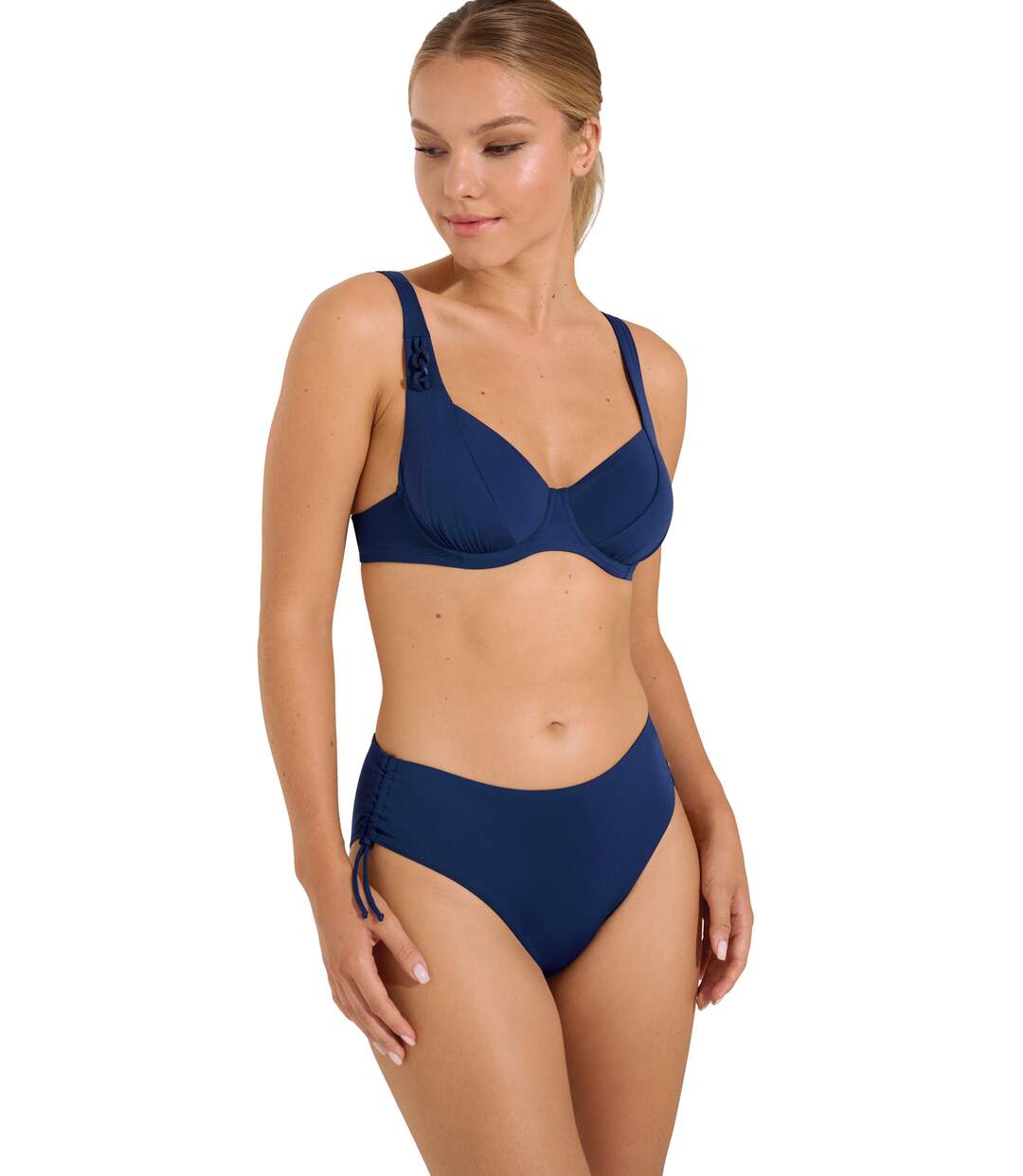 Bas maillot slip de bain taille haute côtés réglables Palma Lisca-2