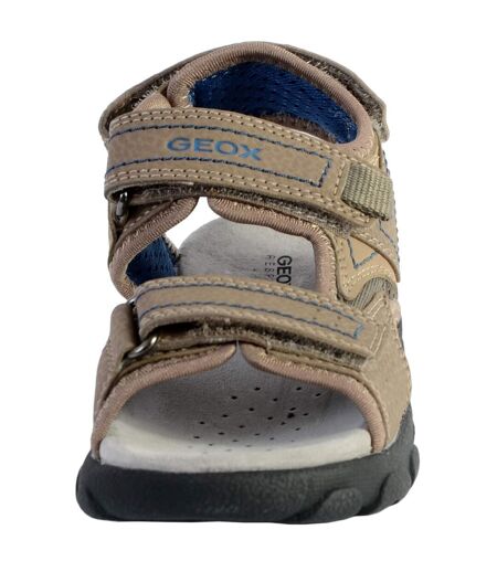 Sandales Geox Enfant Garçons J S. Strada A - Wax.Syn2+PR.DBK