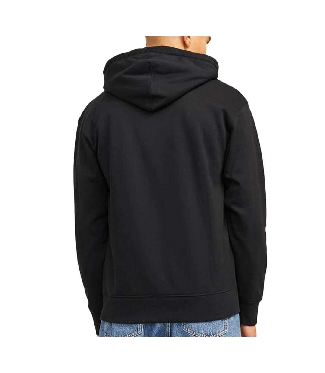 Sweat noir homme jack & jones block - m-2