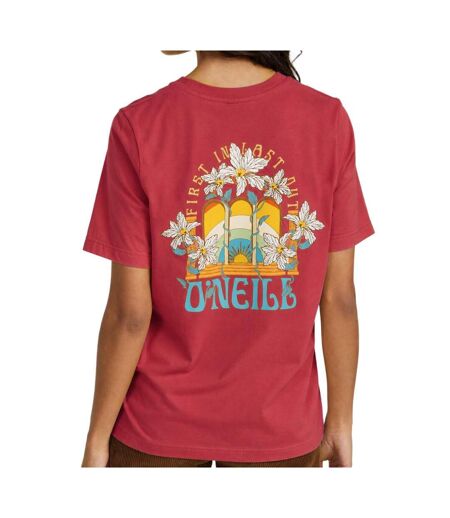 T-Shirt rouge femme o'neill allora