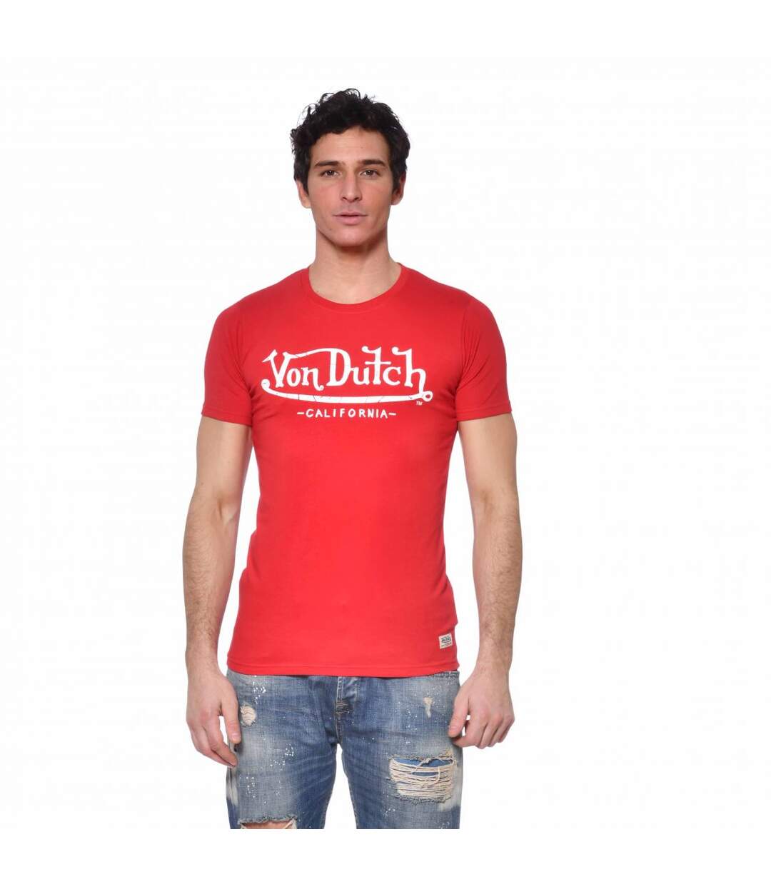 T-shirt Von Dutch Slim Fit Col rond homme Life