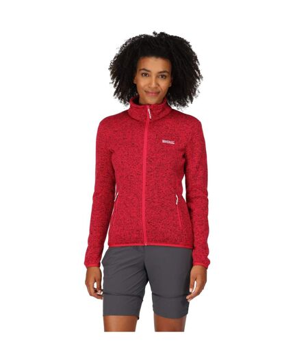 Regatta Womens/Ladies Newhill Marl Full Zip Fleece Jacket (Pink Potion) - UTRG8828