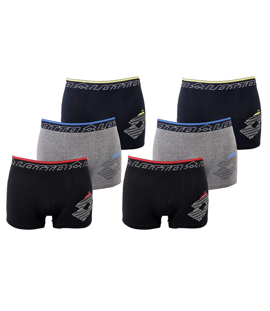 Boxer homme LOTTO Pack de 6 Boxers 1318