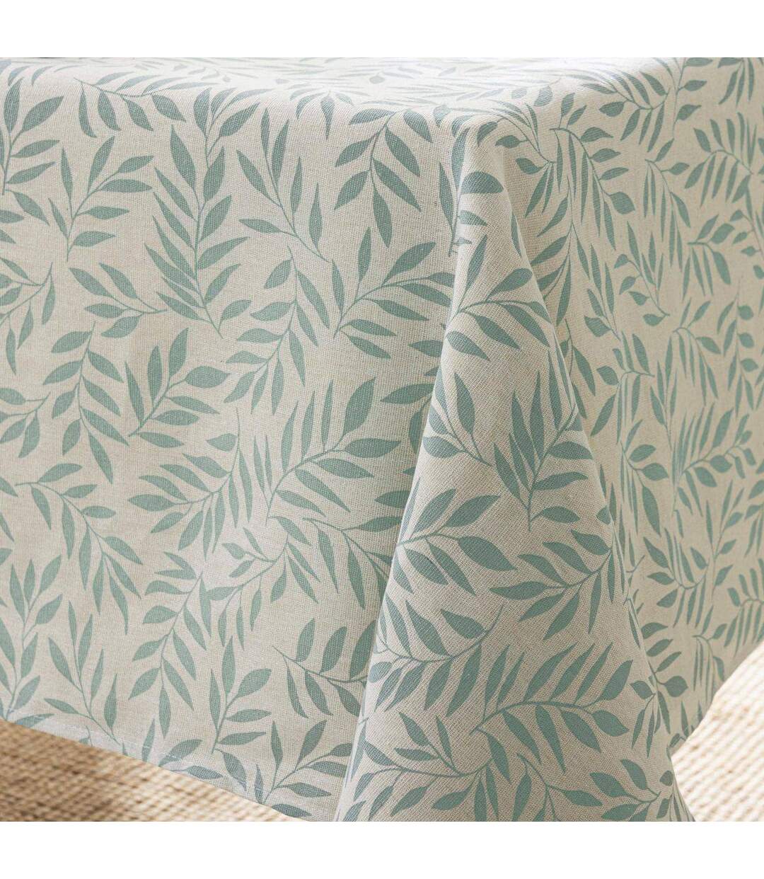 Nappe Antitache Imprimé Naya 140x240cm Vert Sauge-2