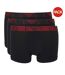 Lot De 3  Boxers Homme Noir Rouge Emporio Armani-2