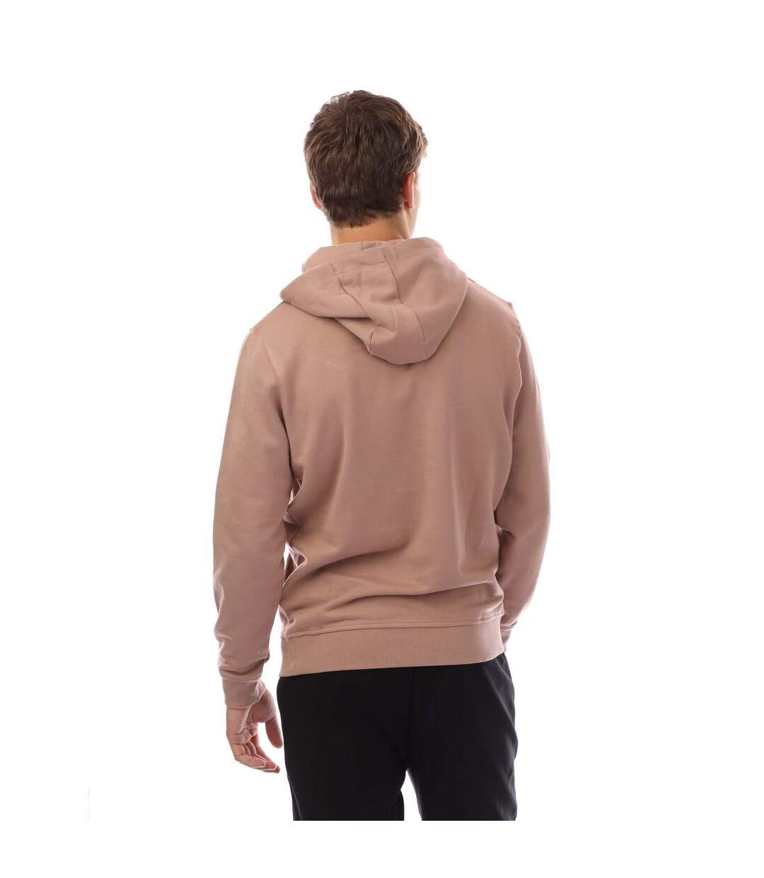 Mens Pull Over Hoodie Mauve Lyle & Scott-3