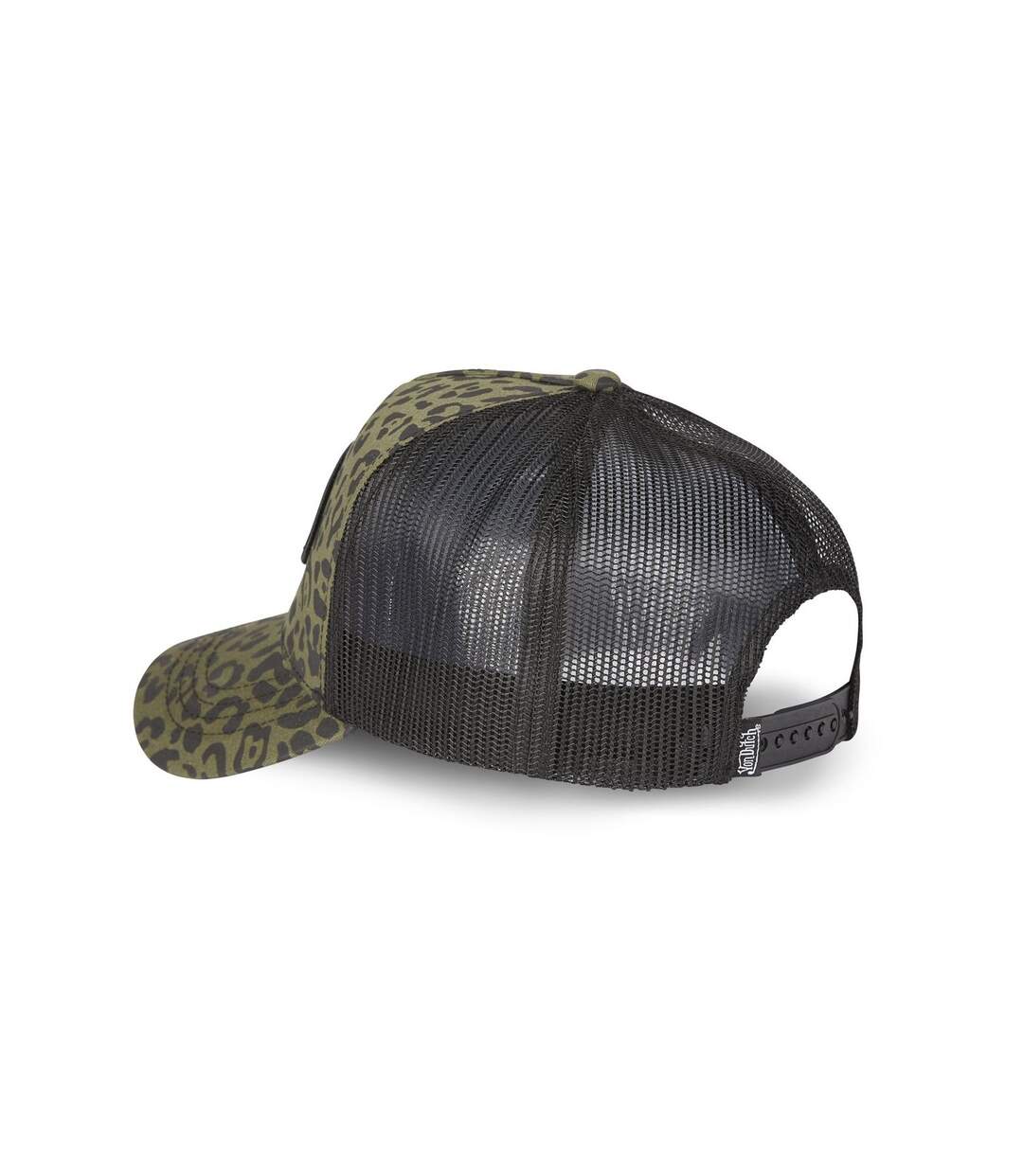 Casquette en coton trucker avec filet Leopard Vondutch-4