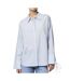 Chemise bleu à rayures femme pieces sage-1