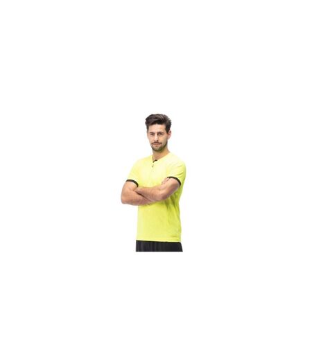 T-shirt Motif/style Logo Rosario Homme Jaune Huari