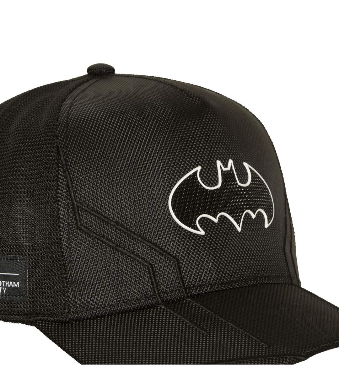 Casquette trucker premium filet et logo PU DC Comics Batman Tec Capslab-3