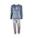 Pyjama Homme Long SWEET SECRET J2084 POLAIRE GRIS-1