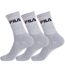 Lot de 3 paires de chaussette tennis Fila Gris