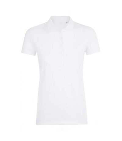 Phoenix polo uni femme blanc SOLS