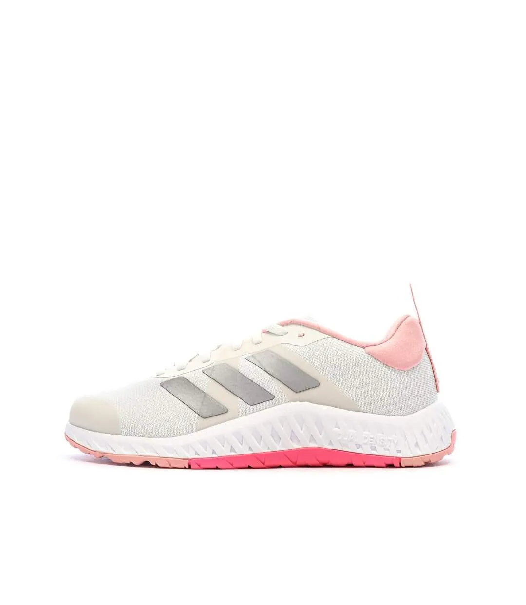 Baskets blanches/roses femme adidas everyset trainer-1