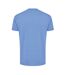 Unisex adult manuel undyed t-shirt heather blue Iqoniq-2