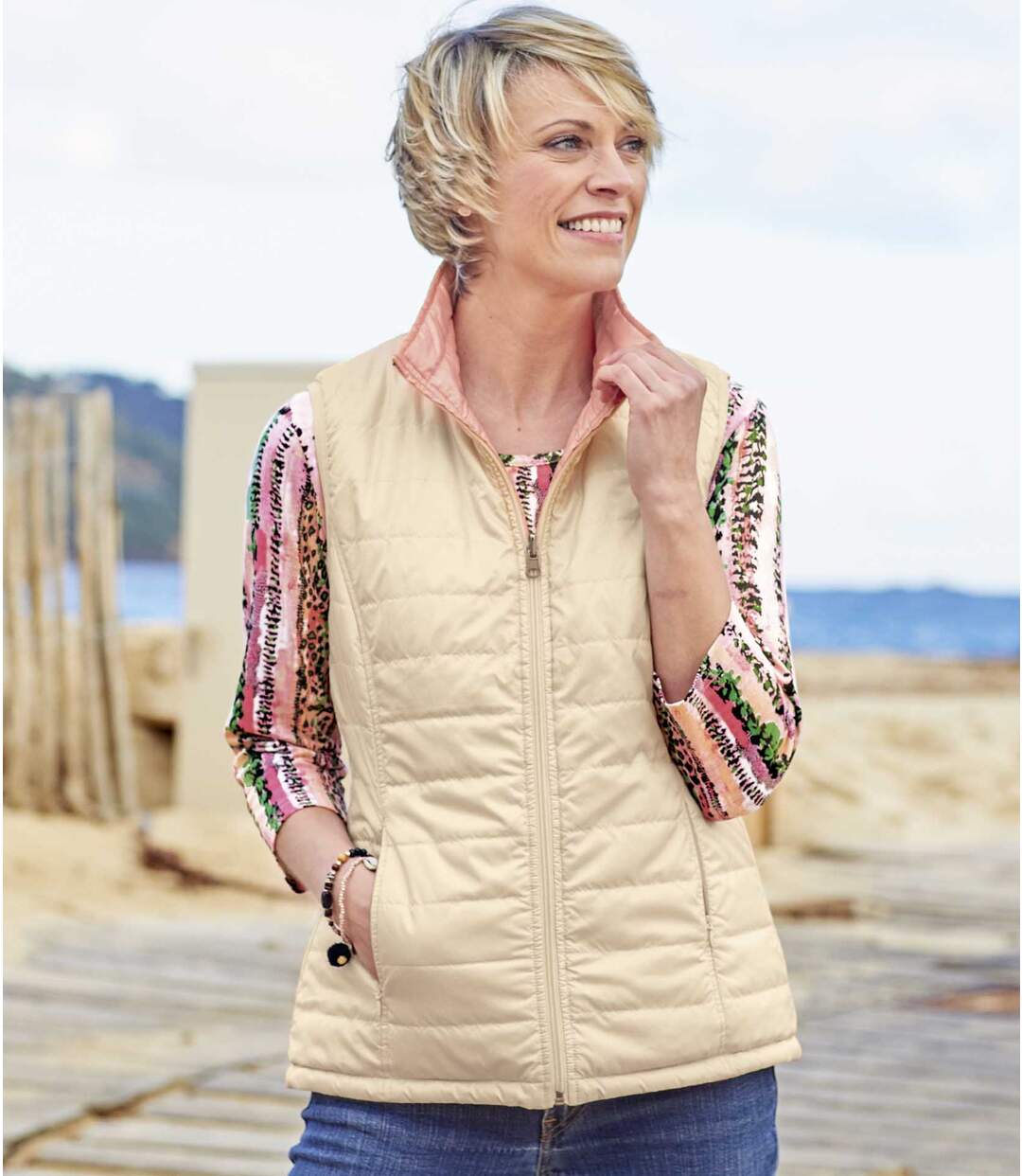 Omkeerbare bodywarmer-5