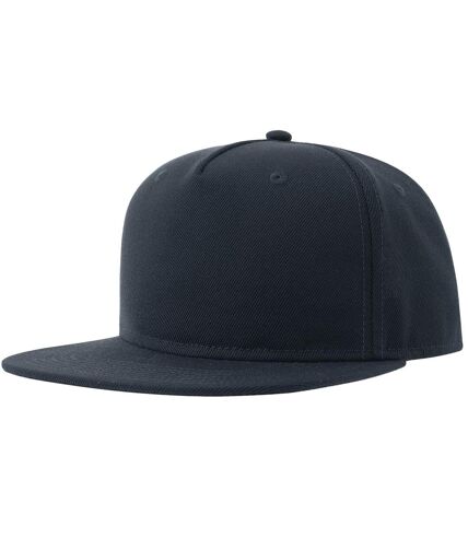 Atlantis Unisex Adult 5 Panel Snapback Baseball Cap (Navy)