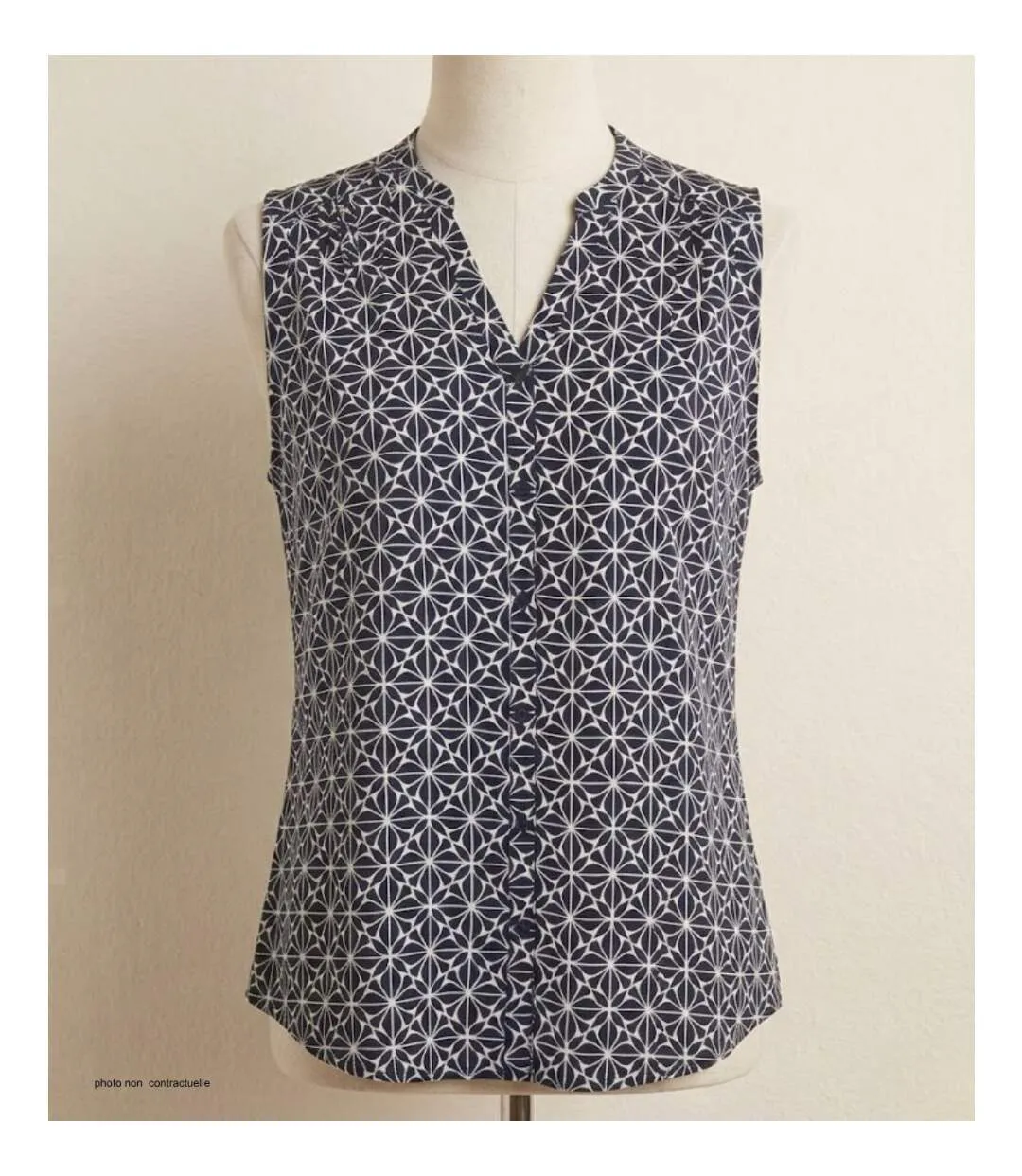 MAYFLOWER VOILOU1 Chemisier sans manches – La légèreté de la viscose pour un look estival chic-3